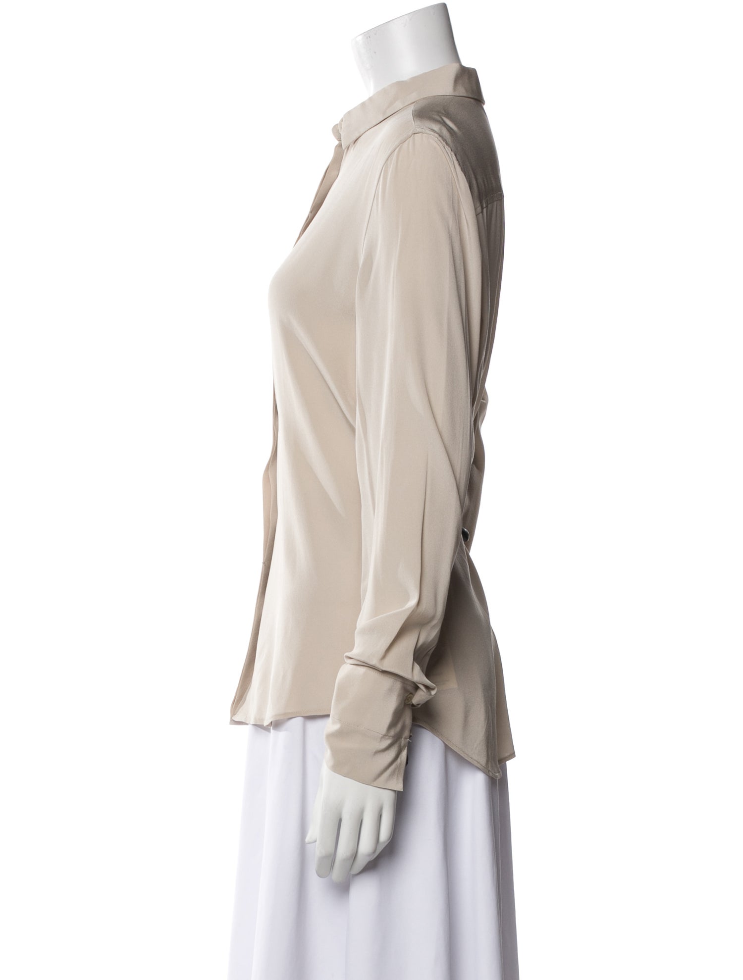 Barbara Bui Long Sleeve Button-Up Top