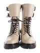 Barbara Bui Leather Combat Boots