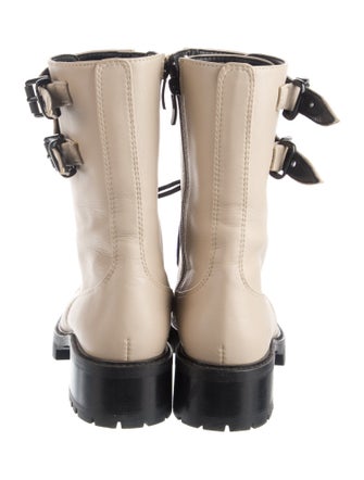 Barbara Bui Leather Combat Boots