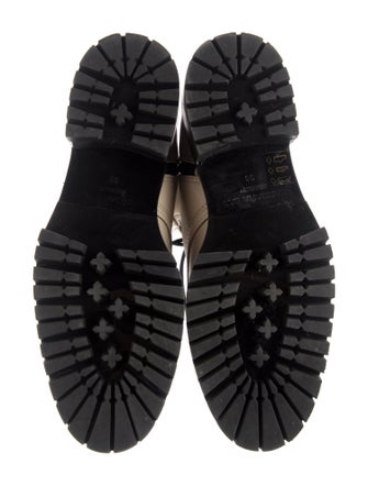 Barbara Bui Leather Combat Boots