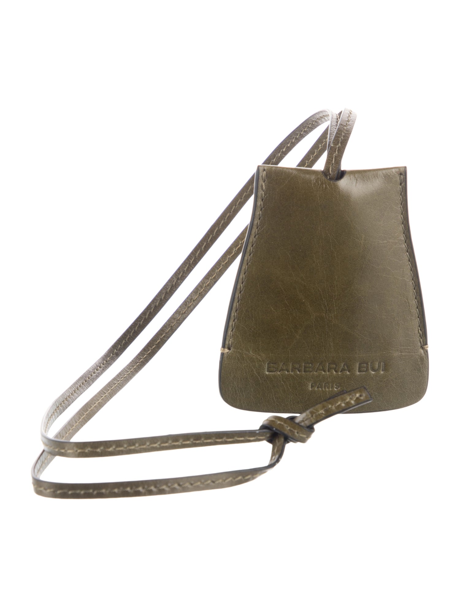 Barbara Bui Leather Keychain Bag Accessory