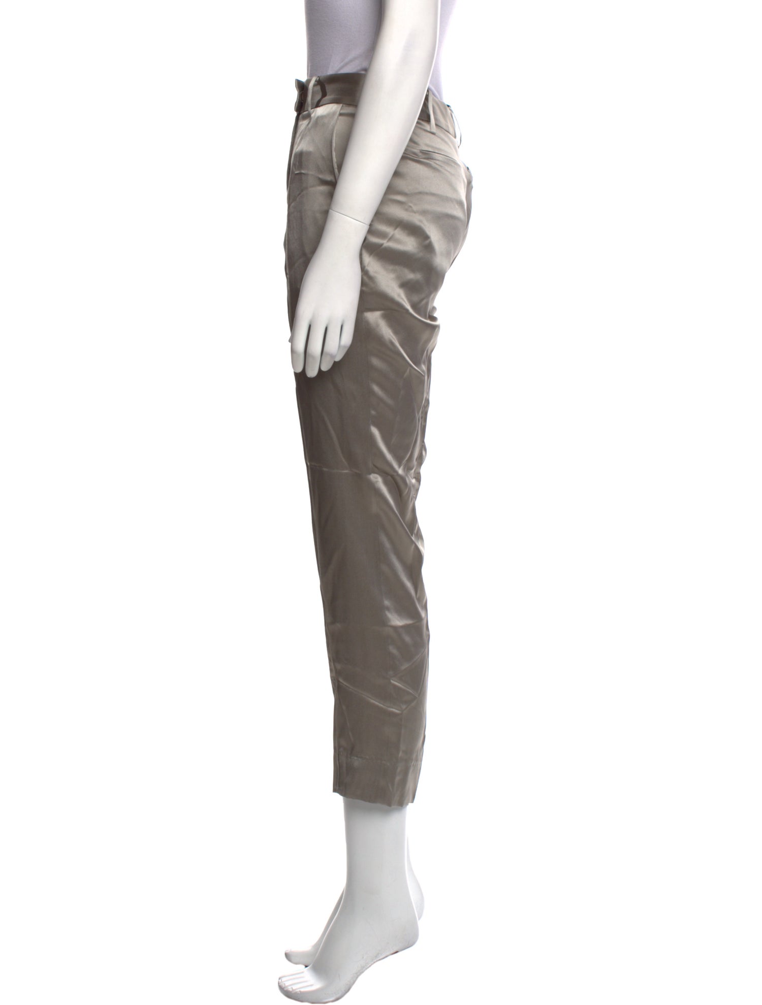 Barbara Bui Silk Straight Leg Pants