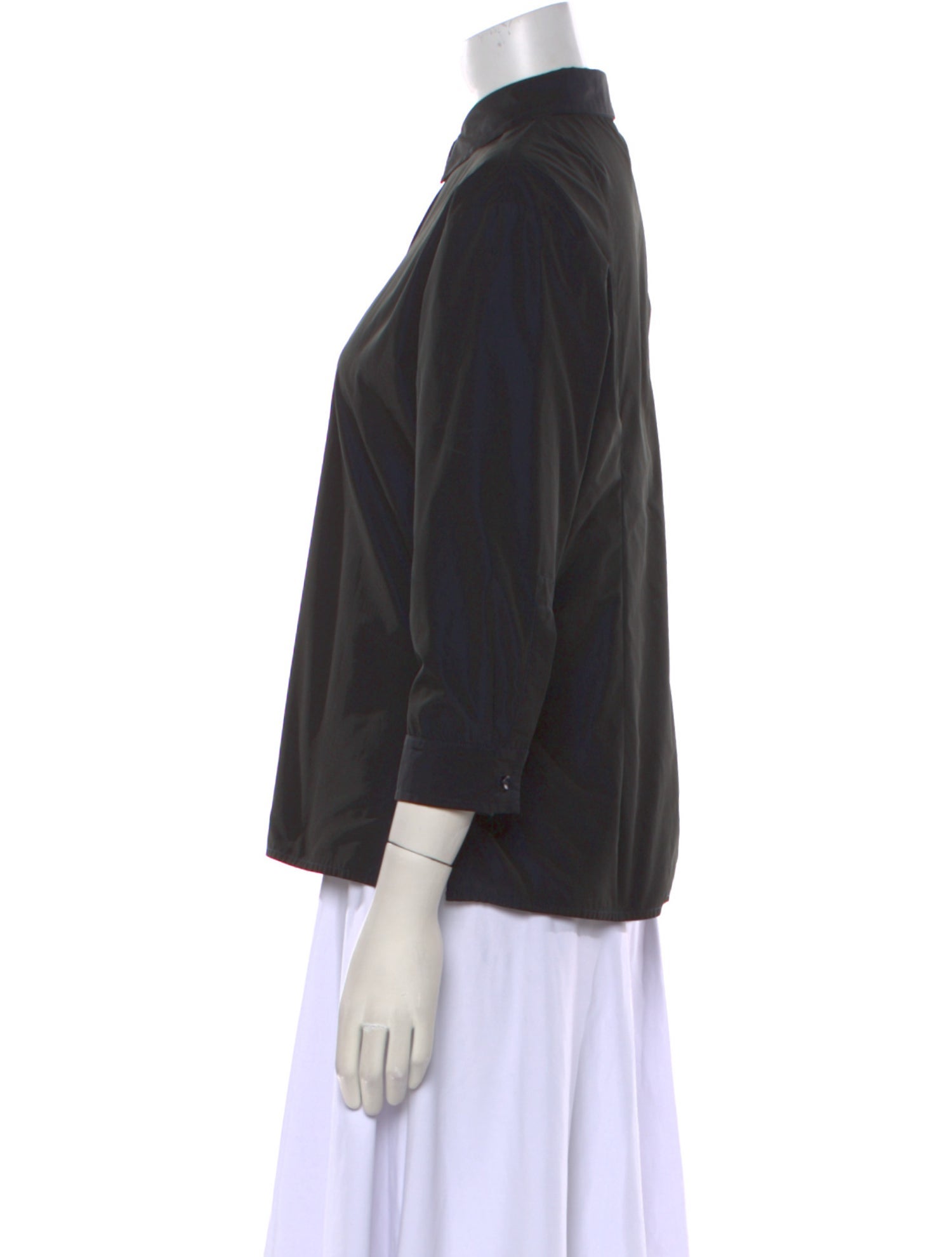 Barbara Bui Three-Quarter Sleeve Button-Up Top