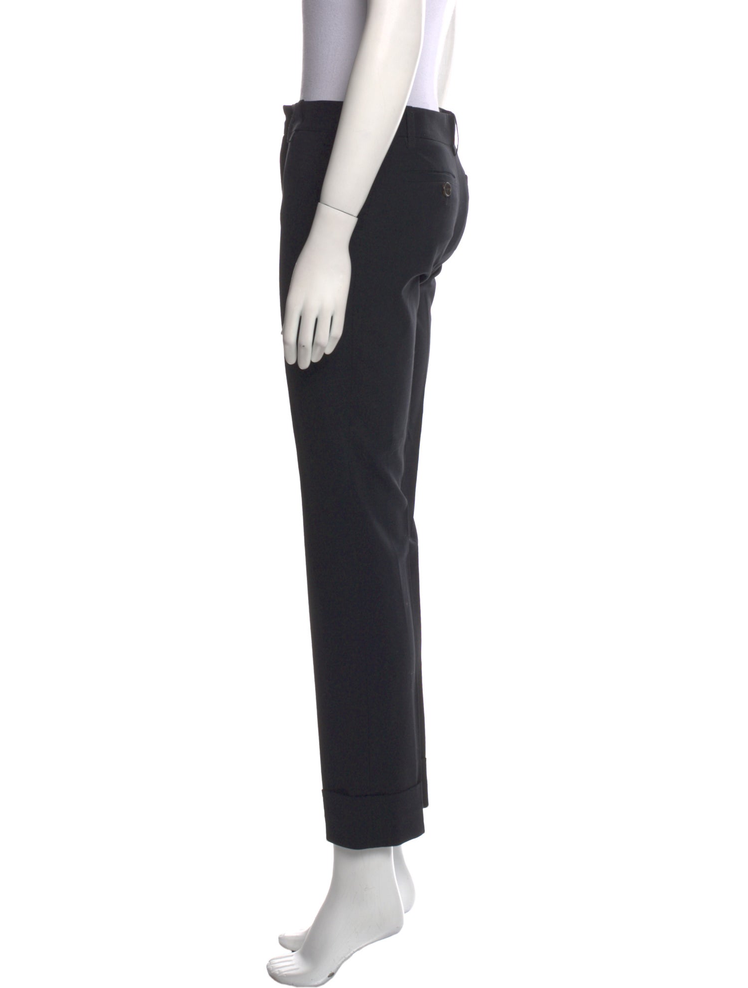 Barbara Bui Wool Straight Leg Pants