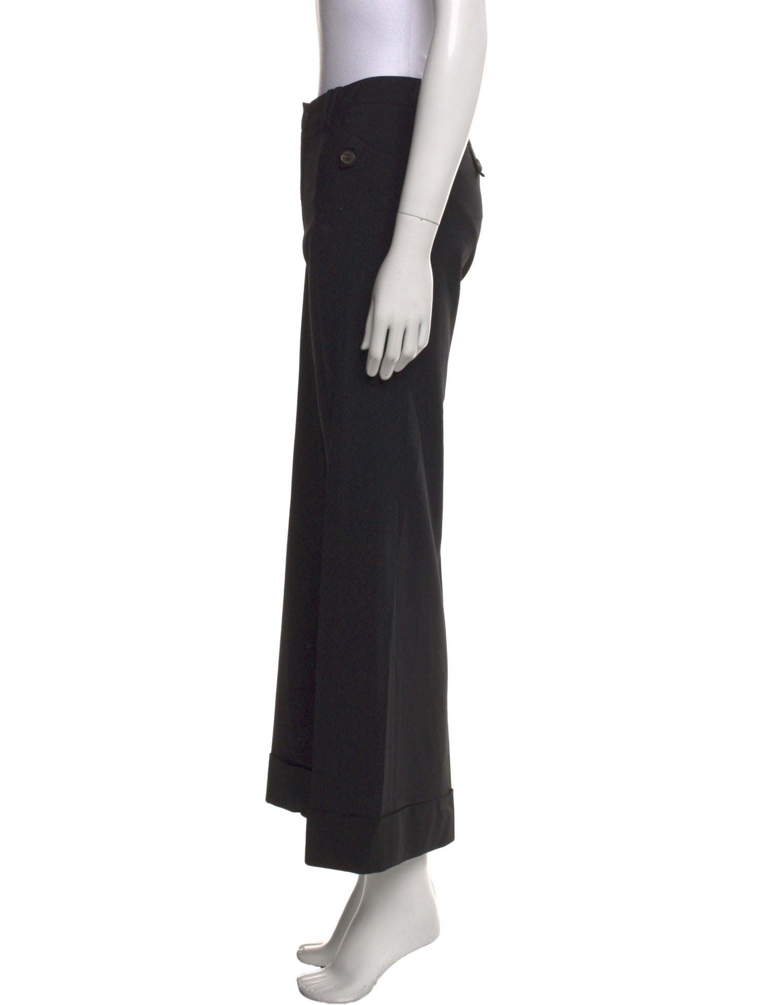 Barbara Bui Wool Wide Leg Pants