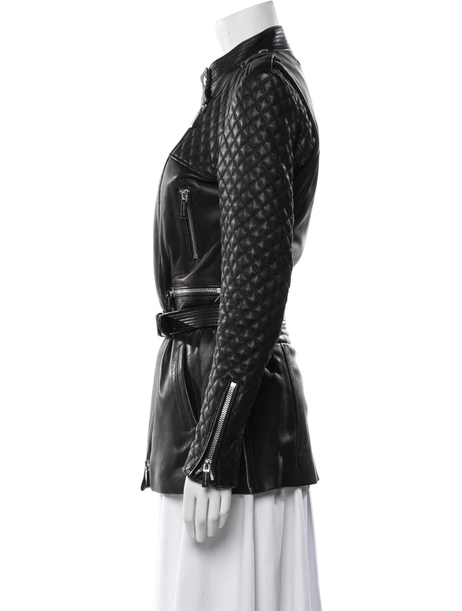 Barbara Bui Leather Biker Jacket
