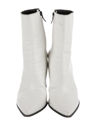 Barbara Bui Leather Colorblock Pattern Boots