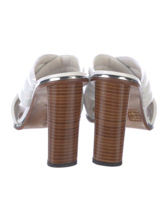 Barbara Bui Leather Slides