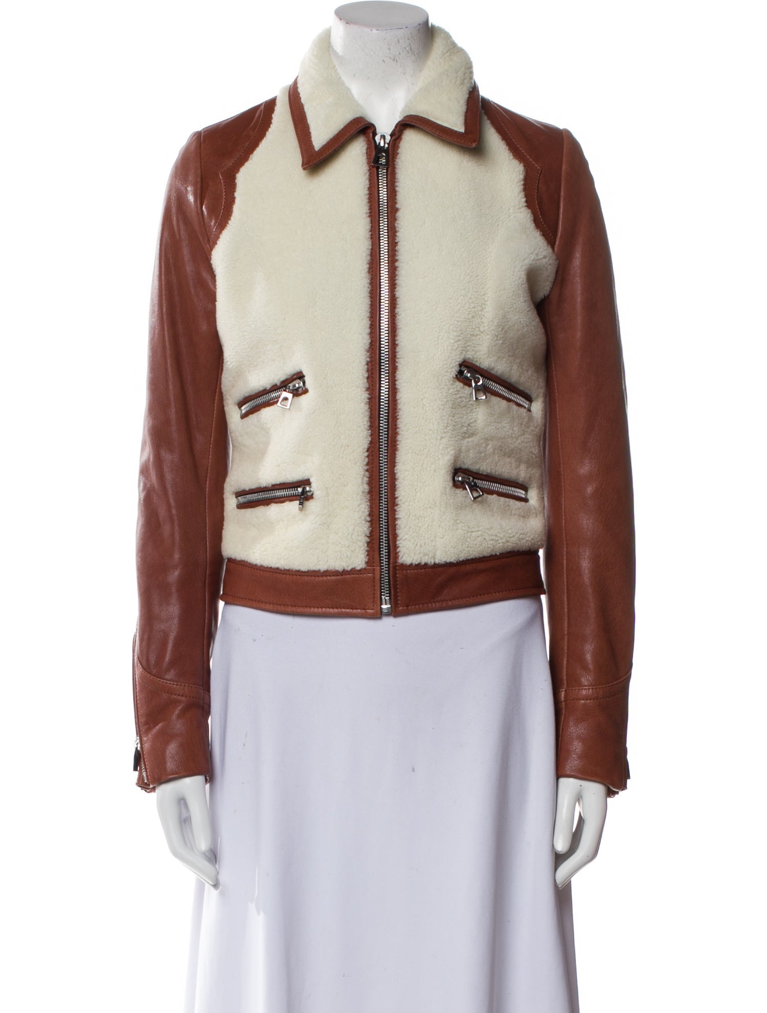 Barbara Bui Leather Biker Jacket
