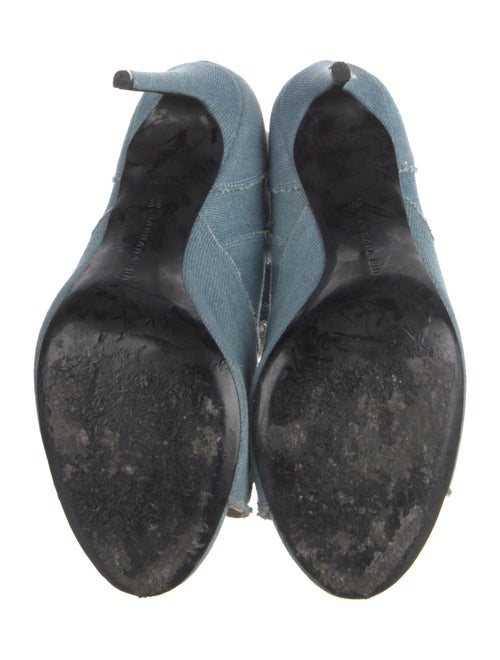 Barbara Bui Denim Lace-Up Boots