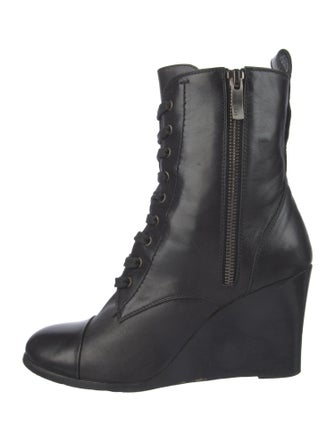 Barbara Bui Leather Lace-Up Boots