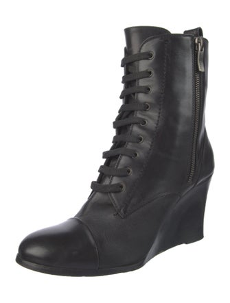 Barbara Bui Leather Lace-Up Boots