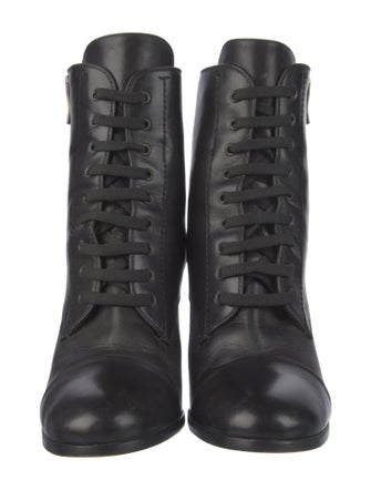 Barbara Bui Leather Lace-Up Boots