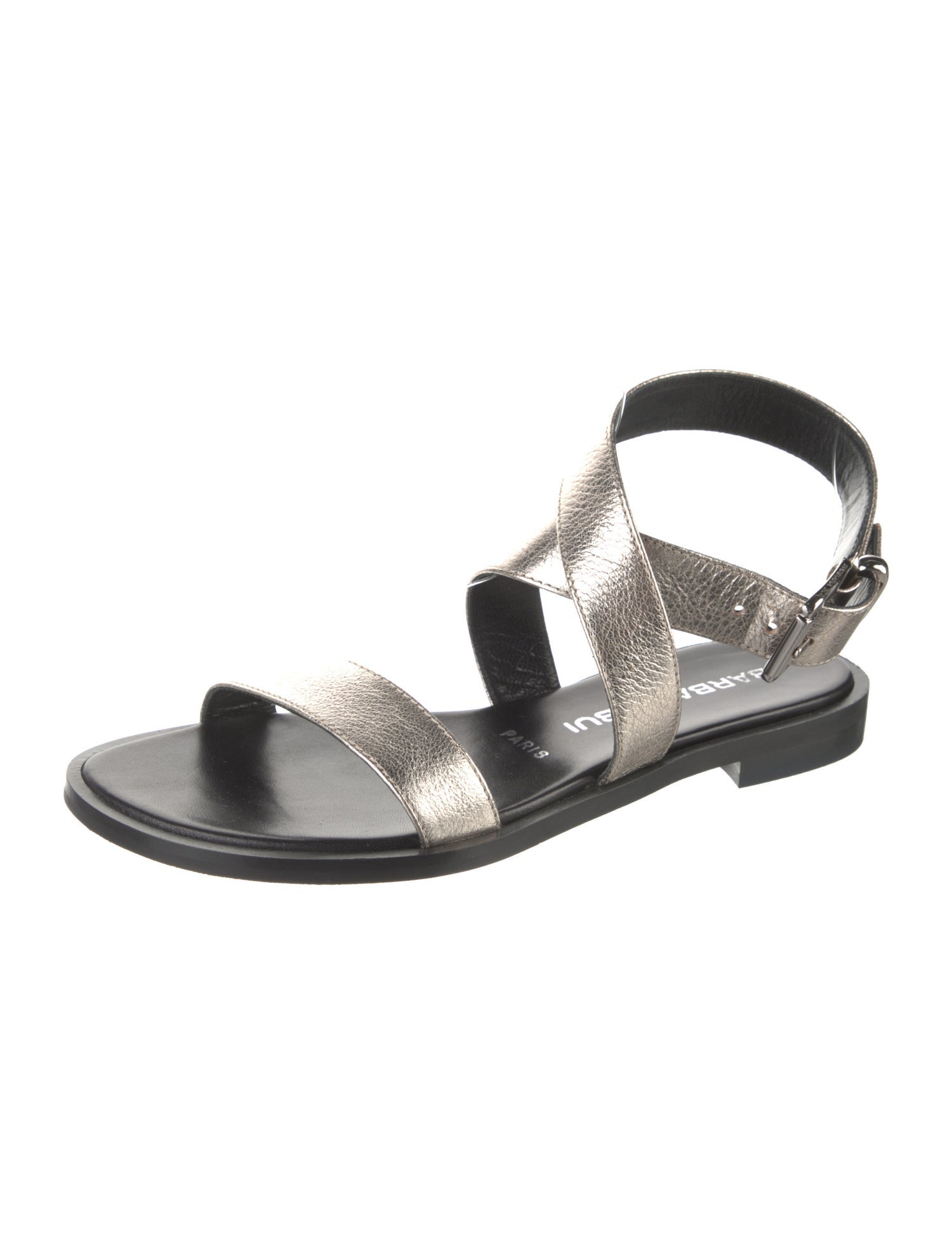 Barbara Bui Leather Slingback Sandals