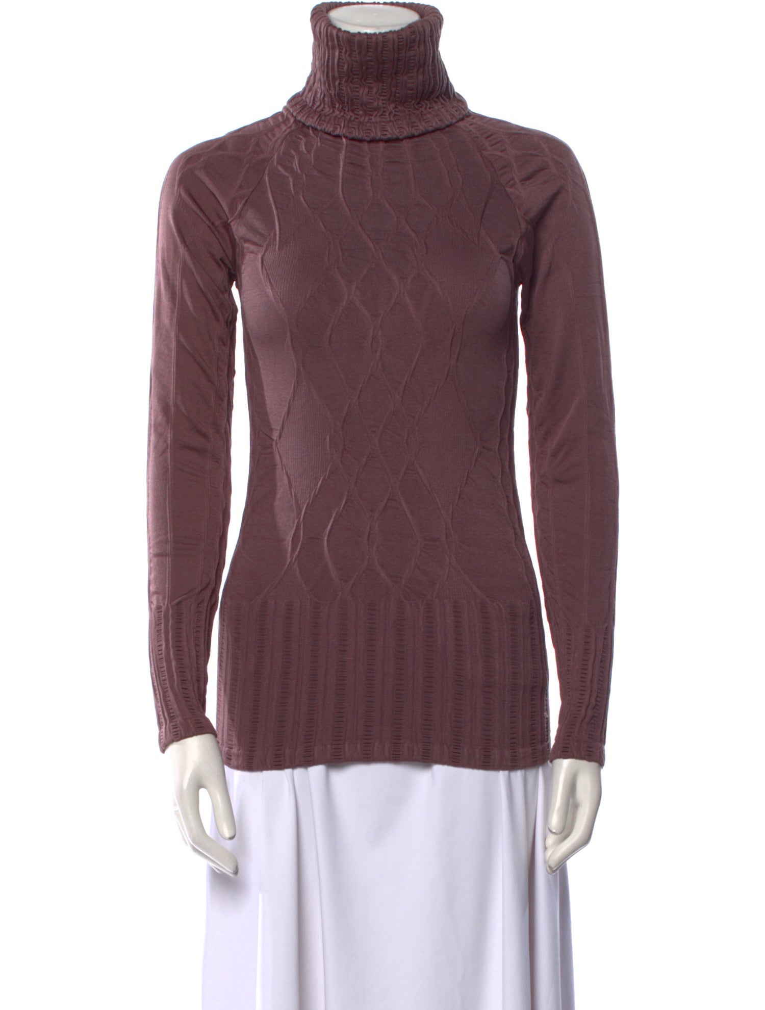 Barbara Bui Printed Turtleneck Sweater