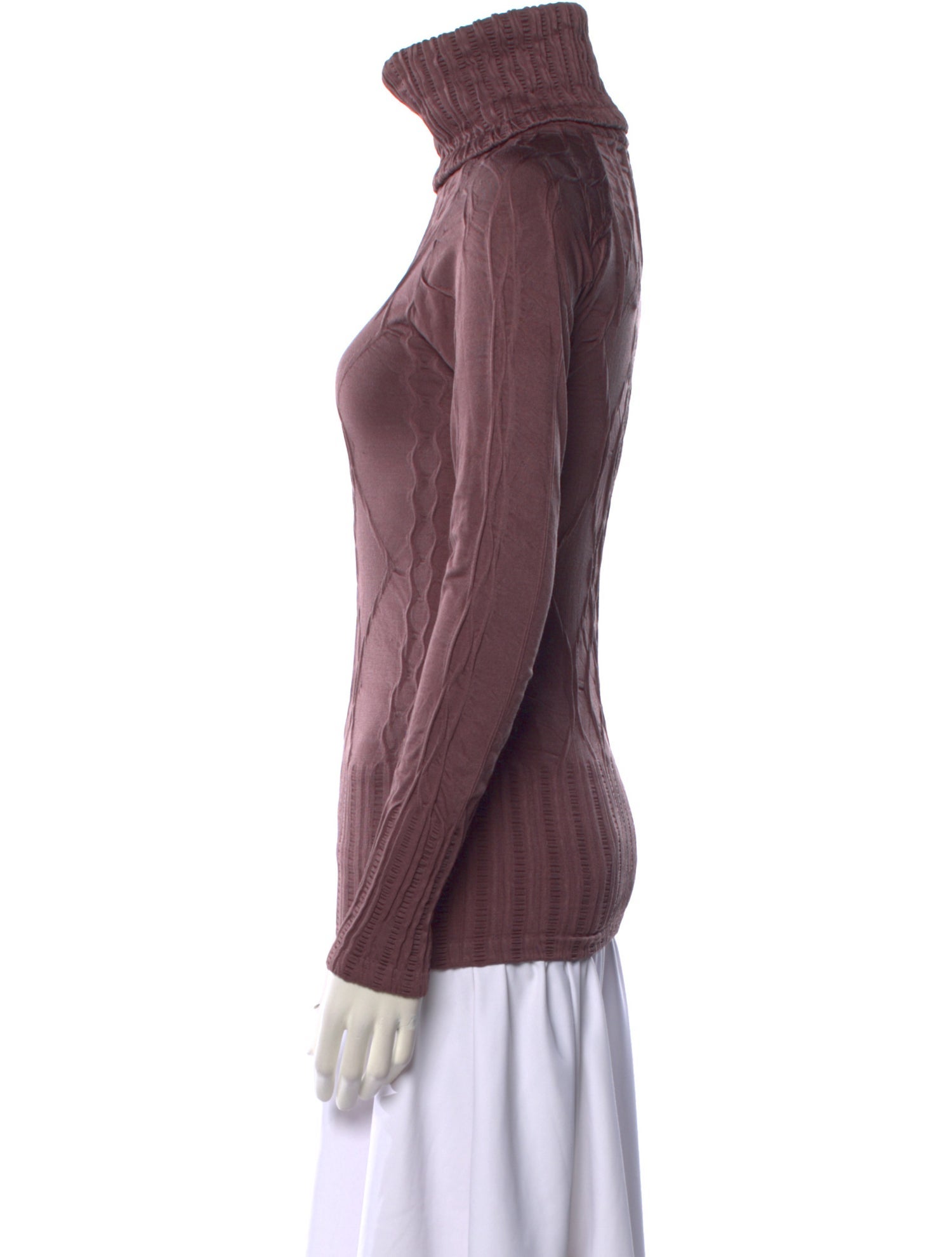 Barbara Bui Printed Turtleneck Sweater