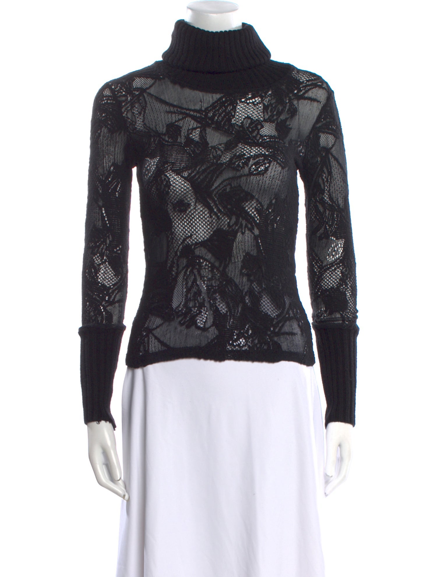 Barbara Bui Wool Turtleneck Sweater