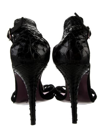 Barbara Bui Suede T-Strap Sandals