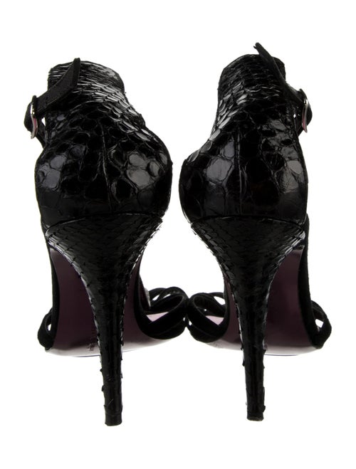 Barbara Bui Suede T-Strap Sandals