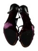 Barbara Bui Suede T-Strap Sandals