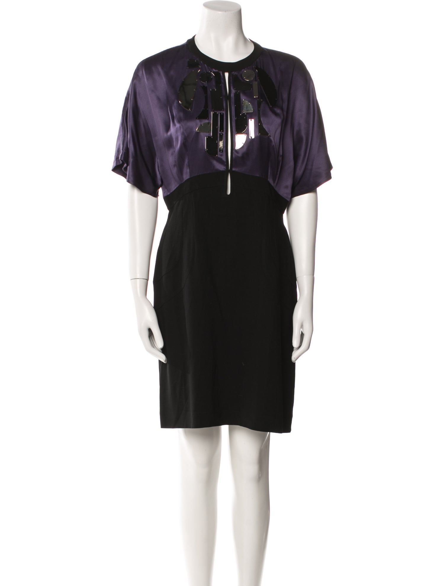 Barbara Bui Crew Neck Mini Dress