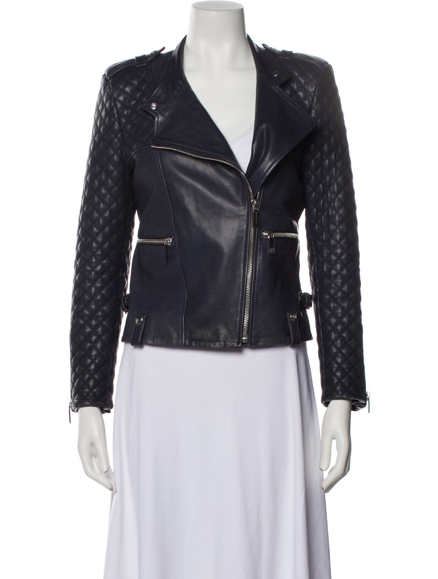 Barbara Bui Leather Biker Jacket