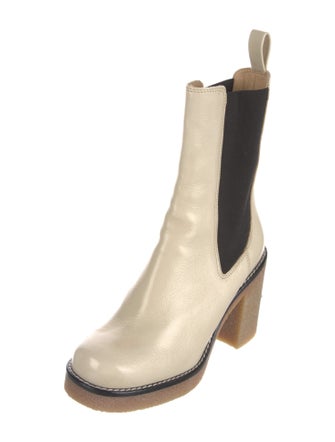 Barbara Bui Leather Chelsea Boots
