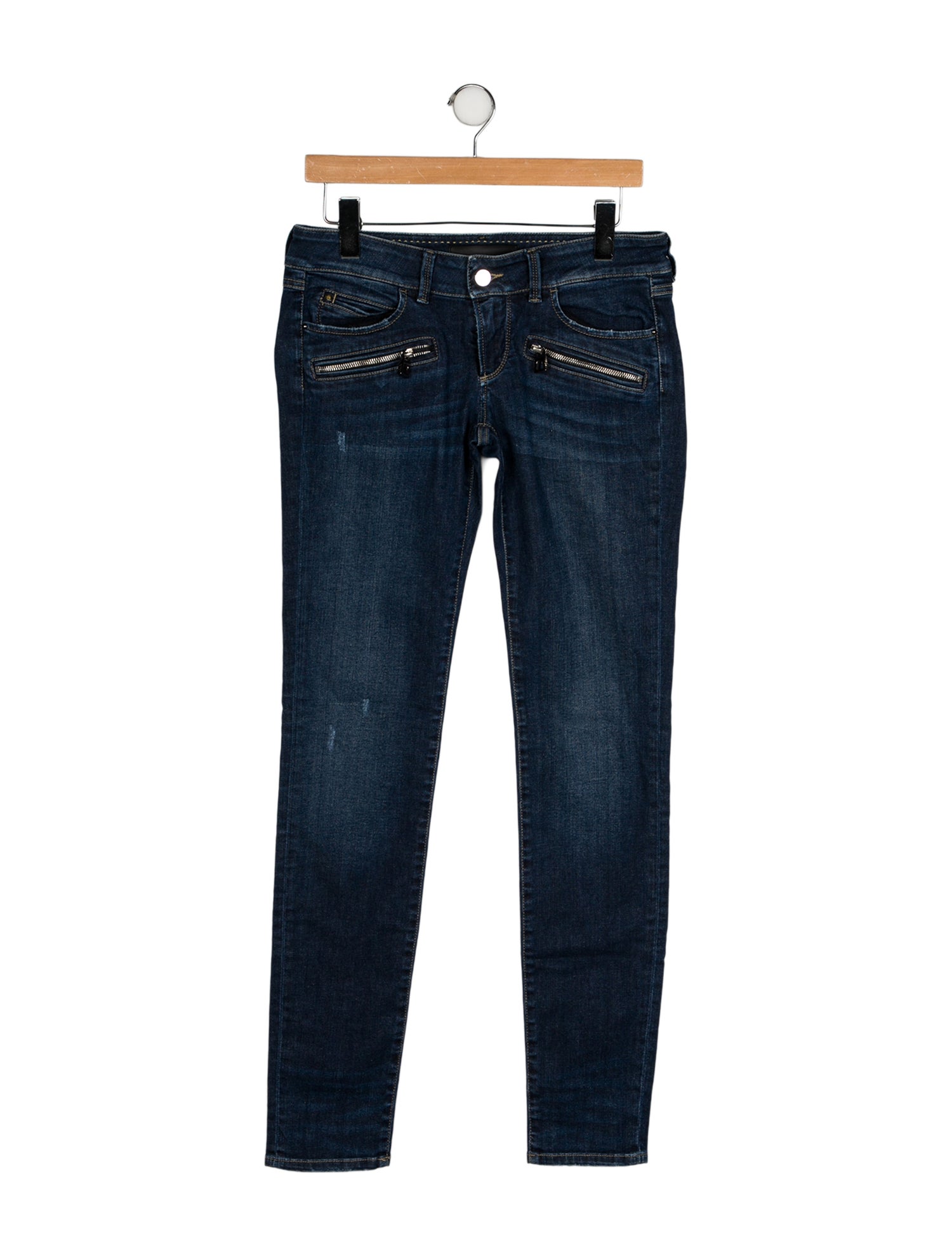 Barbara Bui Low-Rise Skinny Leg Jeans