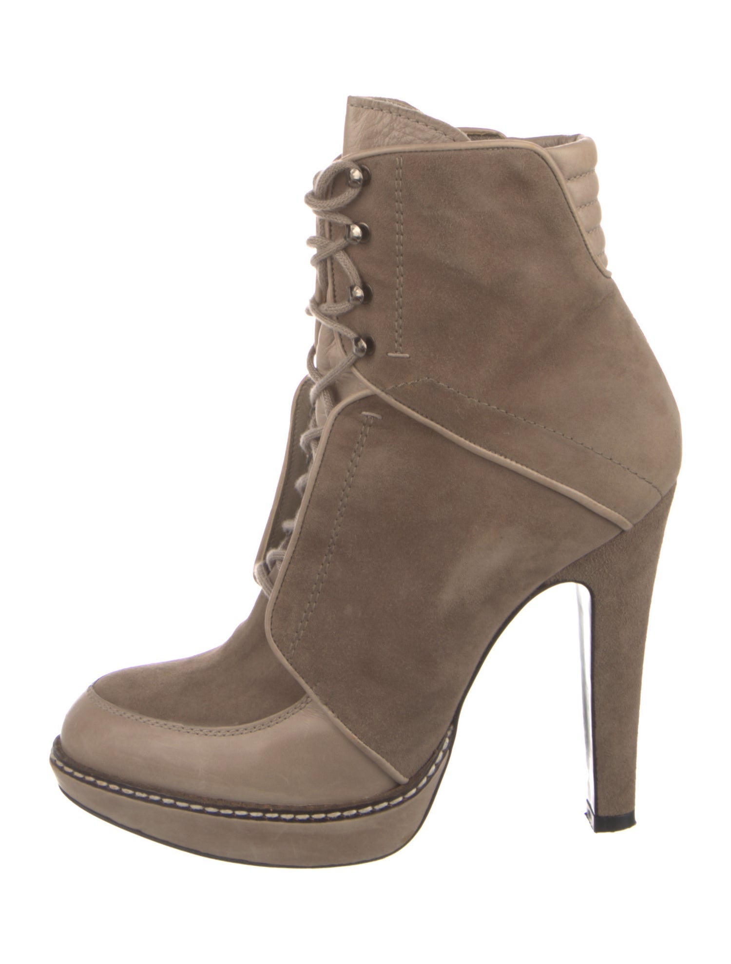 Barbara Bui Suede Lace-Up Boots
