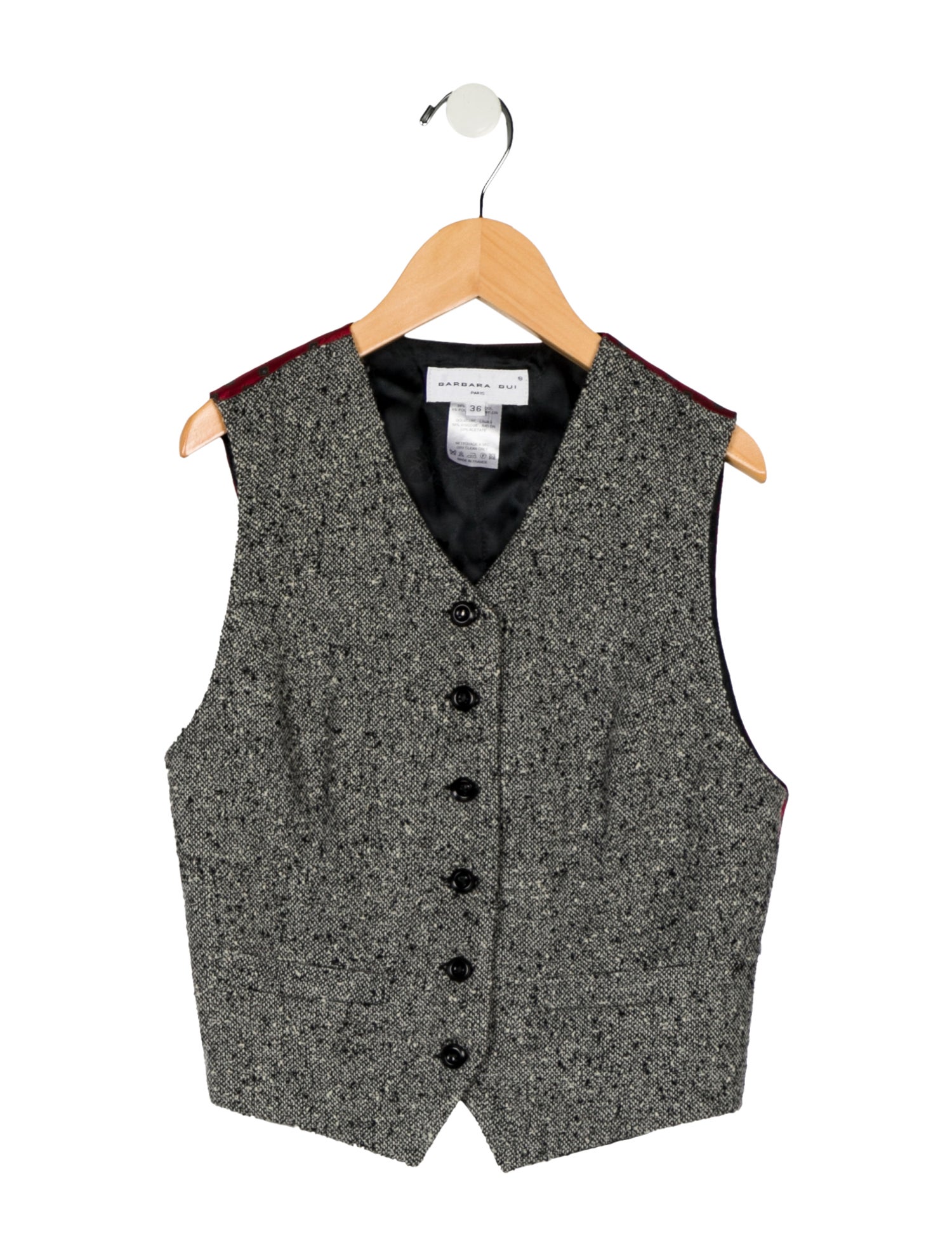 Barbara Bui toddler boys' grey and red vest