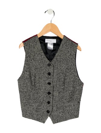 Barbara Bui toddler boys' grey and red vest