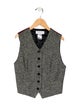 Barbara Bui toddler boys' grey and red vest