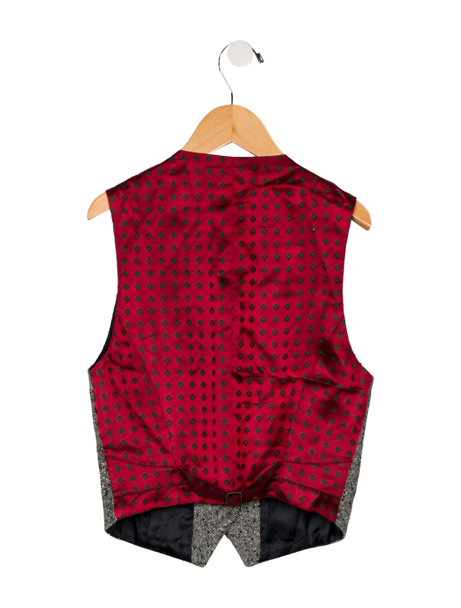 Barbara Bui toddler boys' grey and red vest