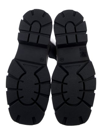 Barbara Bui Leather Colorblock Pattern Chelsea Boots