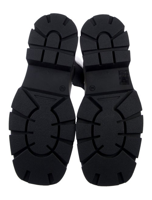 Barbara Bui Leather Colorblock Pattern Chelsea Boots