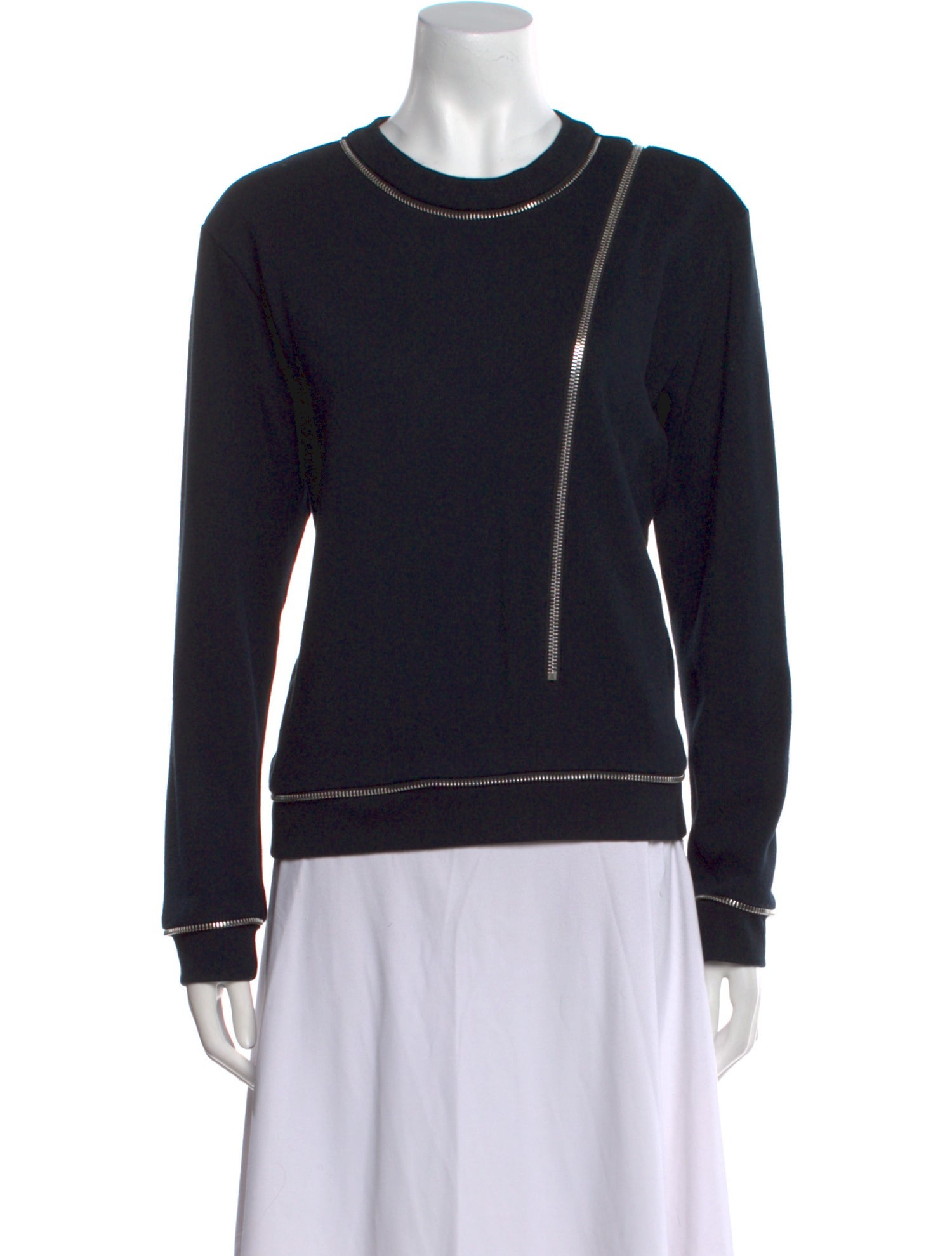 Barbara Bui Crew Neck Long Sleeve Sweatshirt