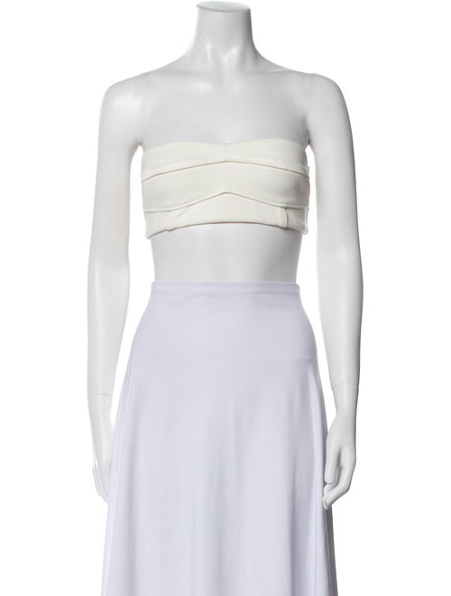 Barbara Bui Strapless Crop Top