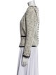 Barbara Bui Linen Tweed Pattern Evening Jacket
