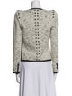 Barbara Bui Linen Tweed Pattern Evening Jacket