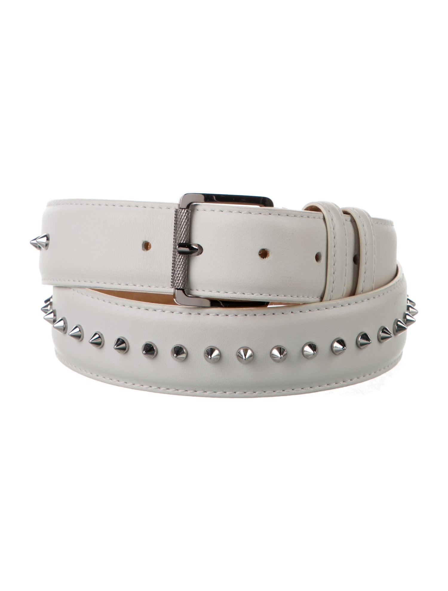 Barbara Bui Leather Studded Accents Belt