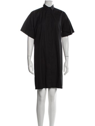 Barbara Bui Mock Neck Knee-Length Dress