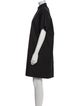 Barbara Bui Mock Neck Knee-Length Dress