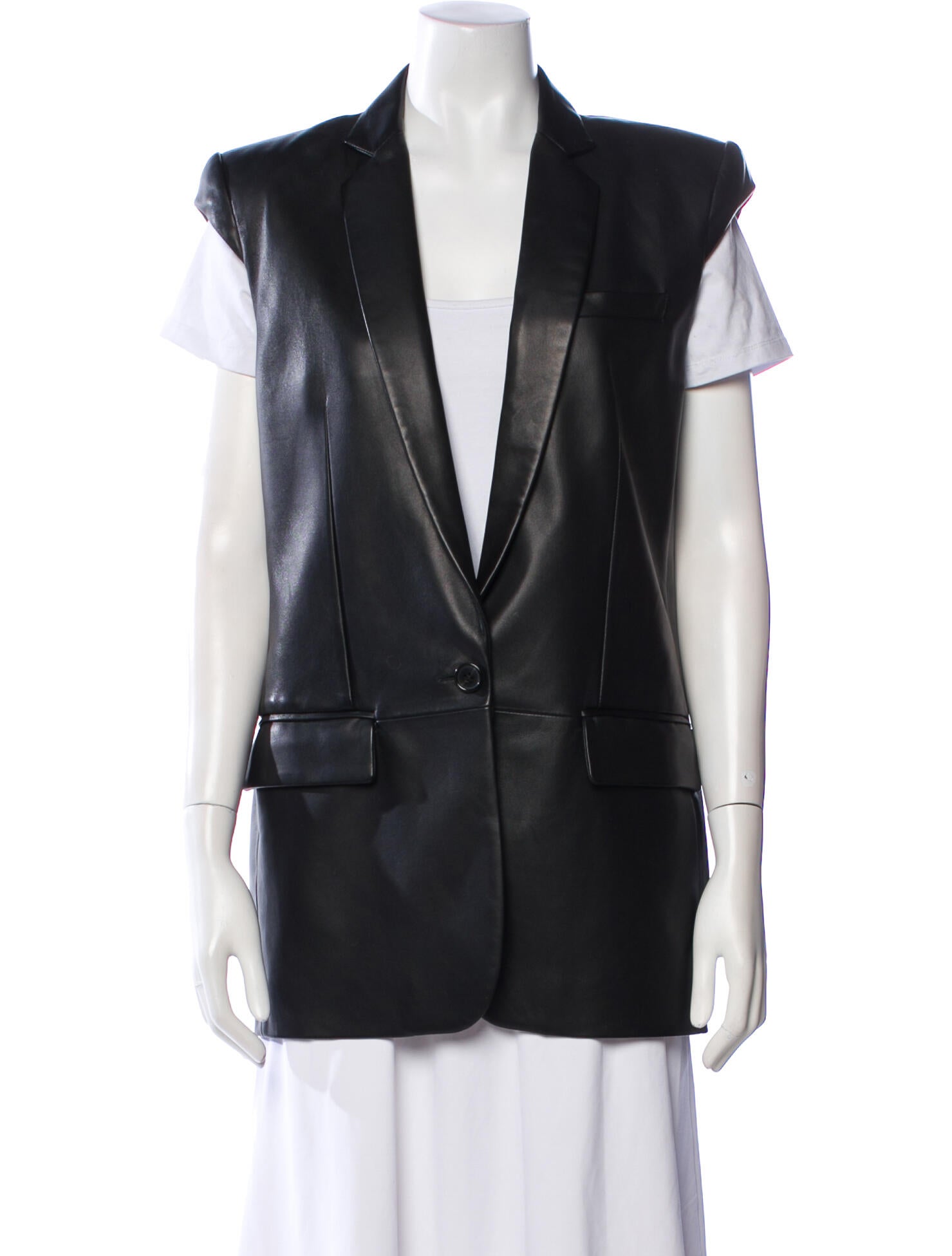Barbara Bui Lambskin Vest w/ Tags