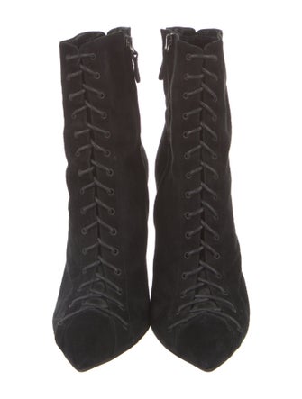 Barbara Bui Suede Lace-Up Boots