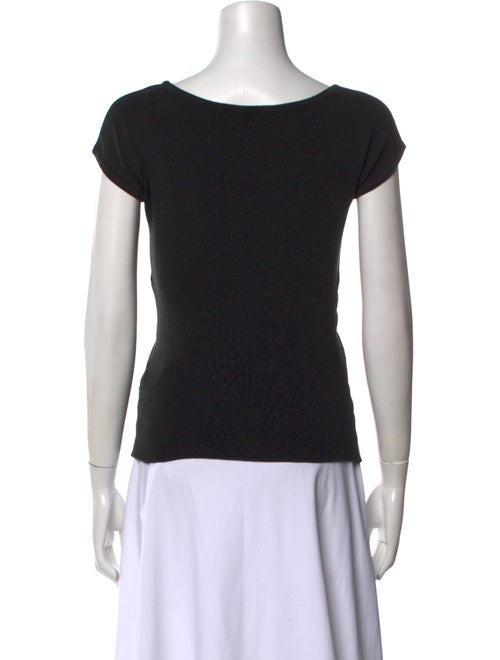 Barbara Bui Bateau Neckline Short Sleeve Top