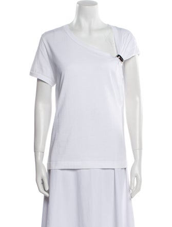 Barbara Bui V-Neck Short Sleeve T-Shirt