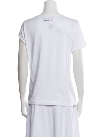 Barbara Bui V-Neck Short Sleeve T-Shirt