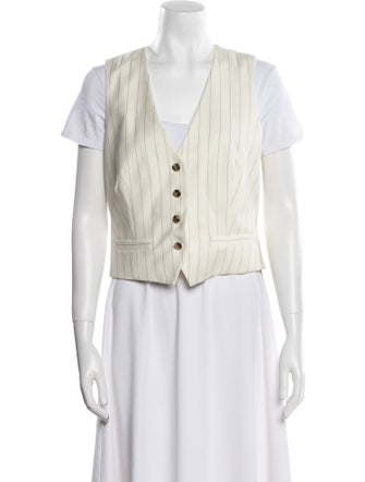 Barbara Bui Wool Striped Vest