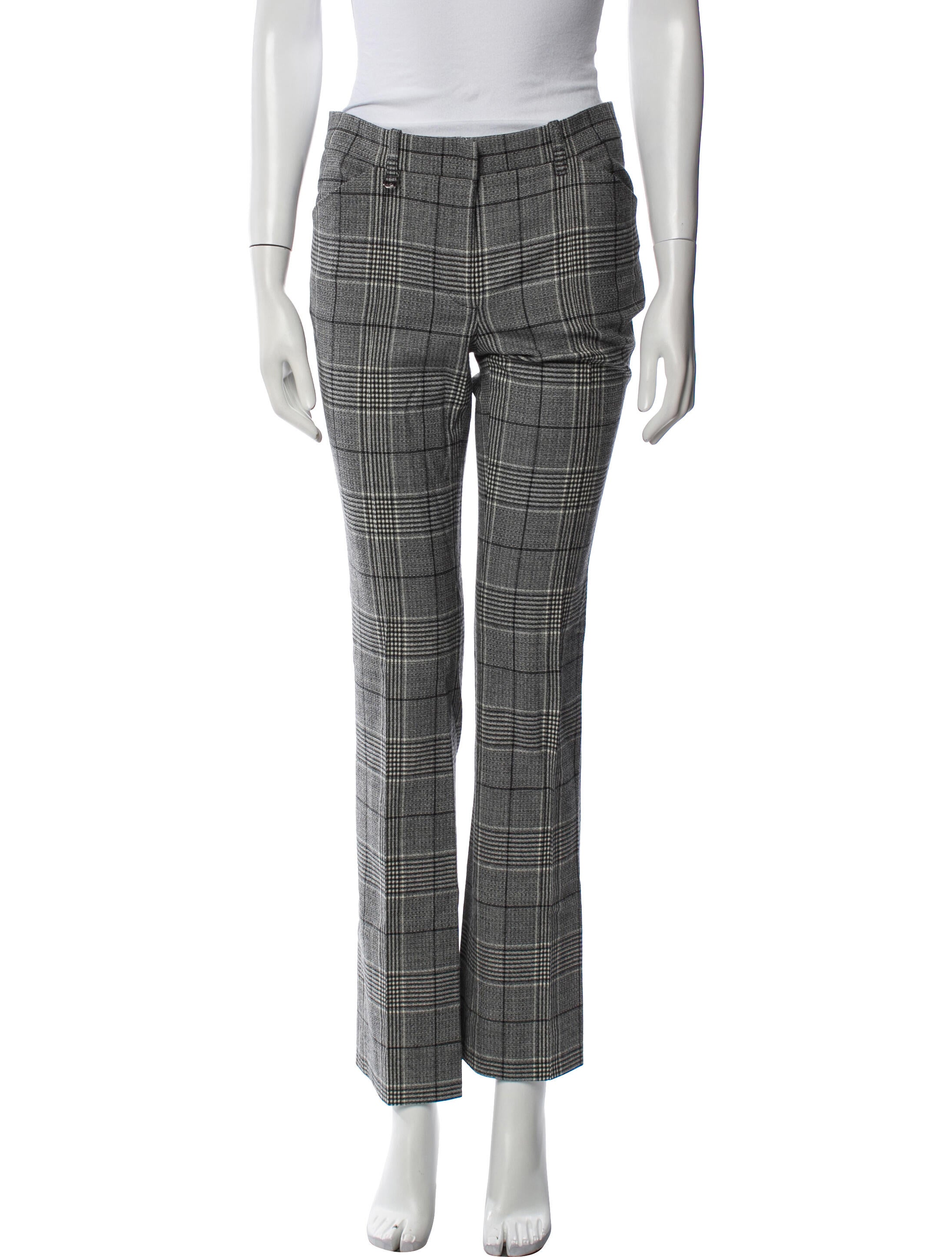 Barbara Bui Wool Straight Leg Pants