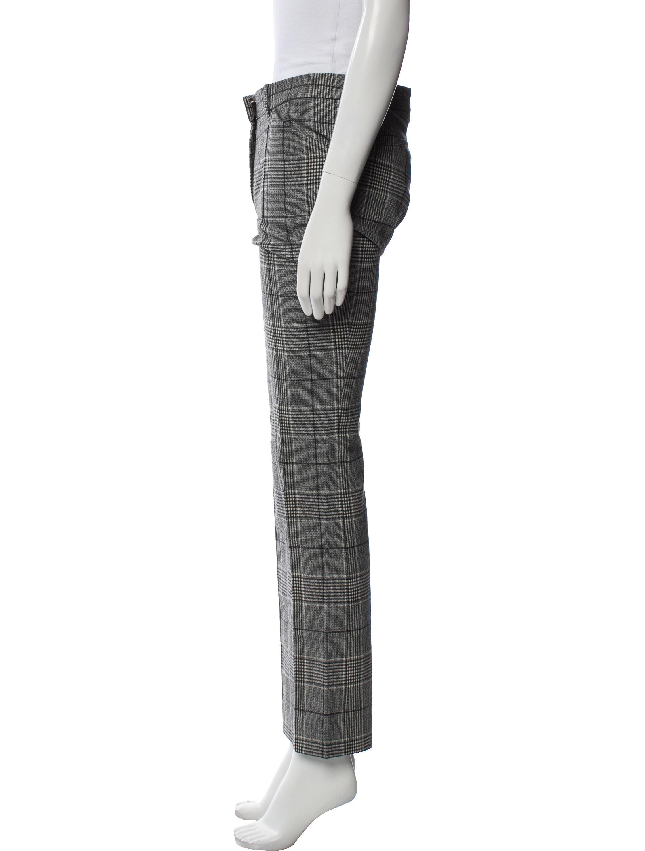 Barbara Bui Wool Straight Leg Pants